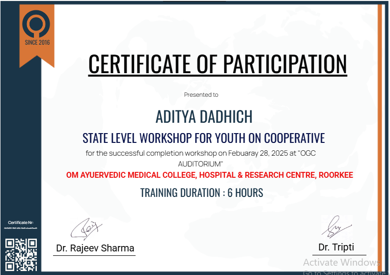 ADITYA DADHICH